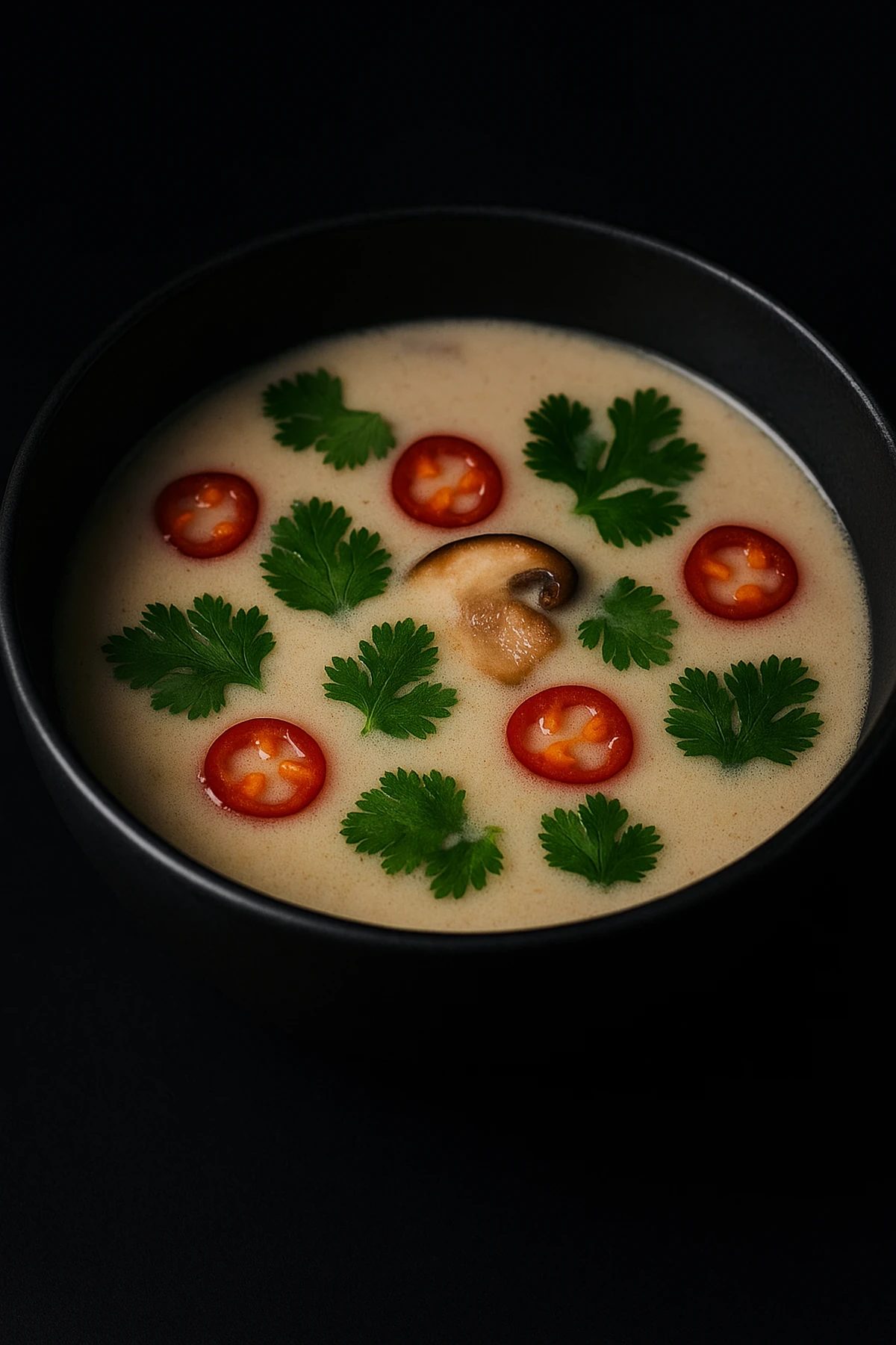 Slika jela Tom Kha Gai – kokos supa sa limunskom travom 🥥🌿