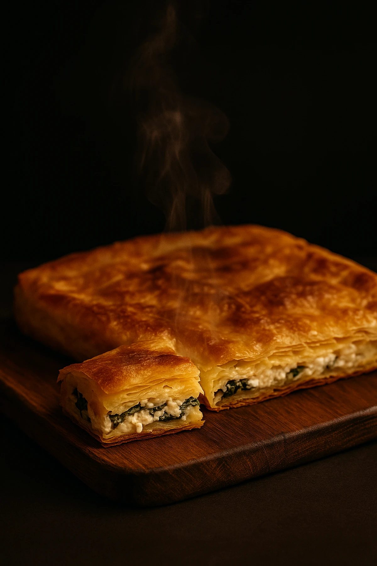 Slika jela Pita od sira i spanaća sa hrskavim korama 🧀🌿