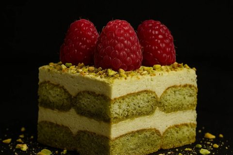 Pistać tiramisu sa malinom 💚🍰
