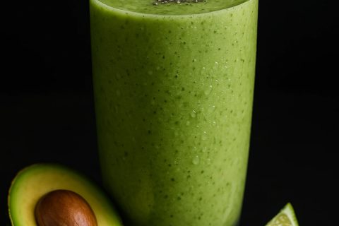 Zeleni smuti sa avokadom i spirulinom 🥑💚