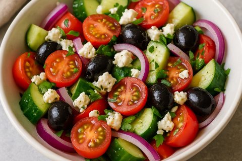 🥗 Mediteranska salata sa fetom i maslinama