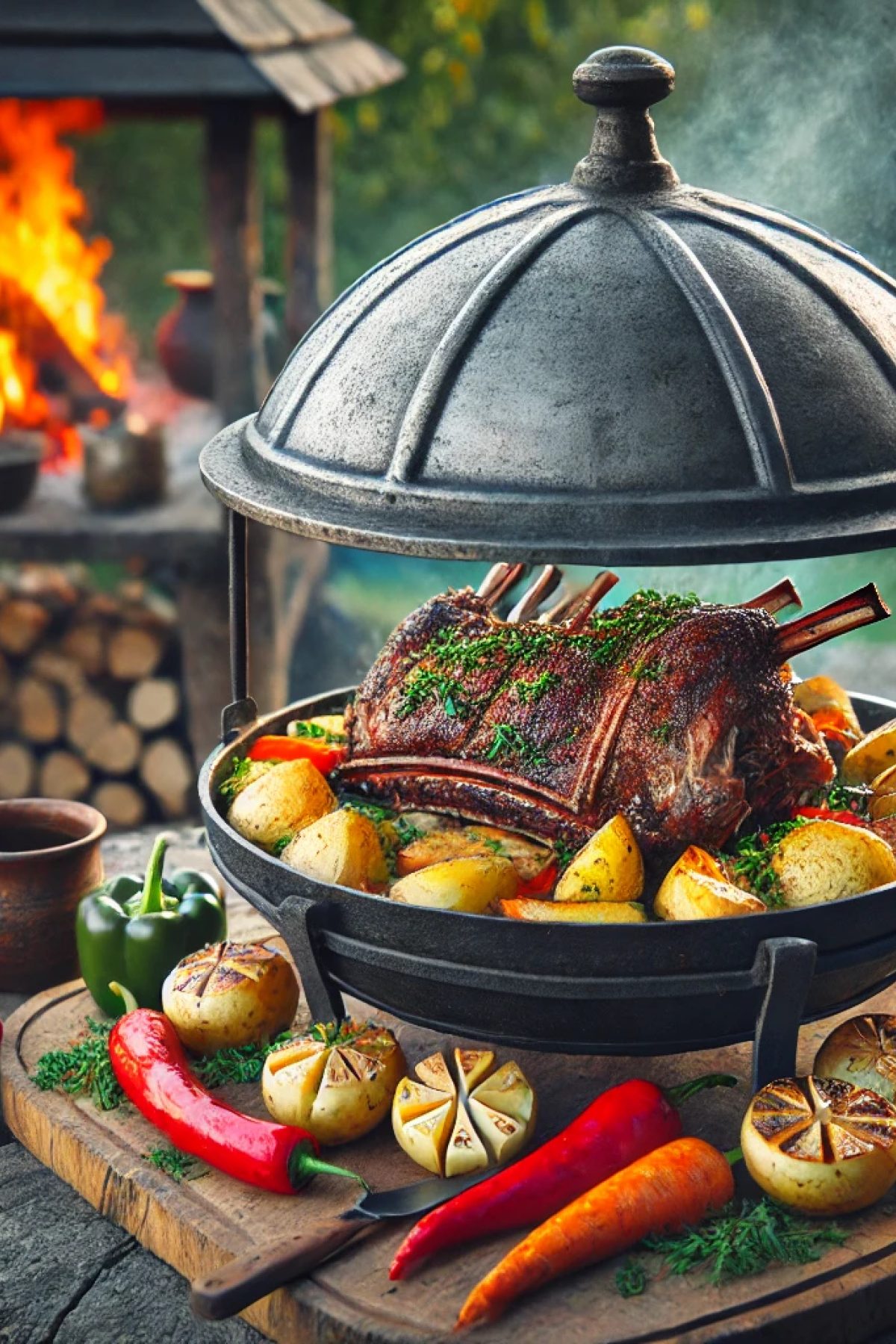 Slika jela Recept za jagnjetinu ispod sača