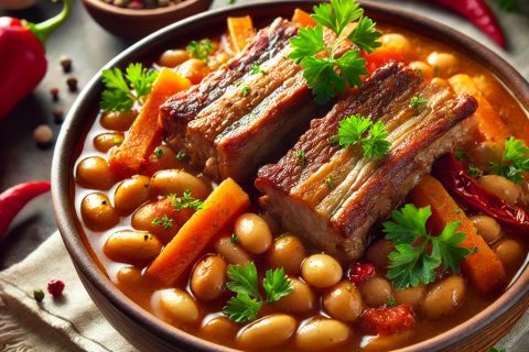 Recept za pasulj sa rebarcima