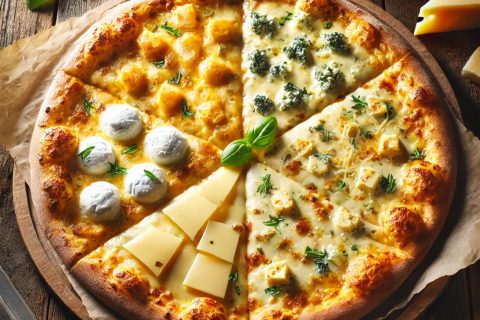 Recept za Pizza sa Četiri Vrste Sira