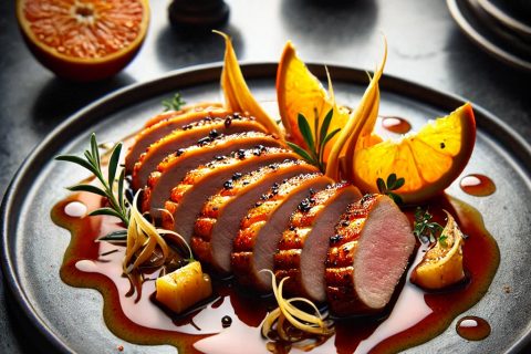 Recept za Pikantna Pačja Prsa sa Sosom od Narandže i Đumbira