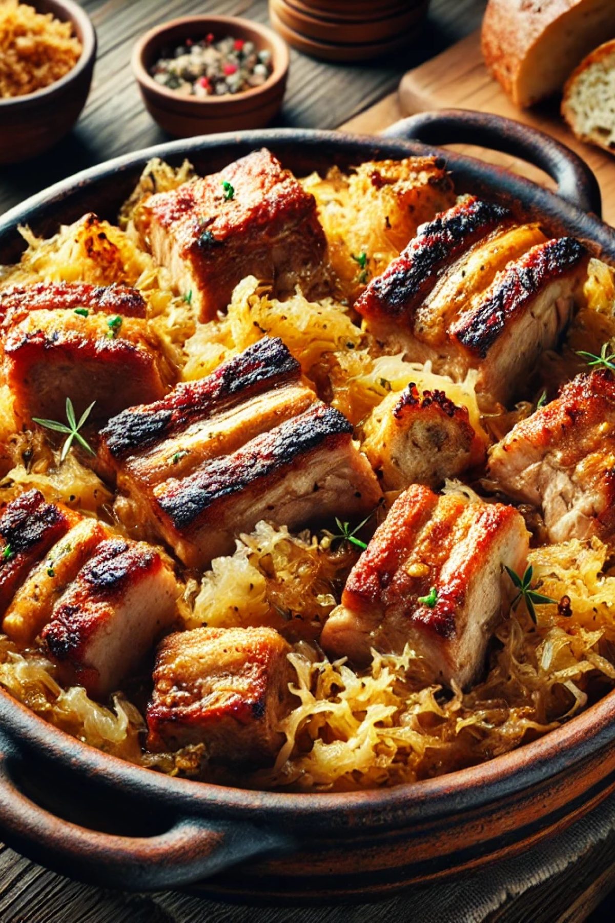 Slika jela Recept za Podvarak sa Svinjskim Mesom i Rebrima