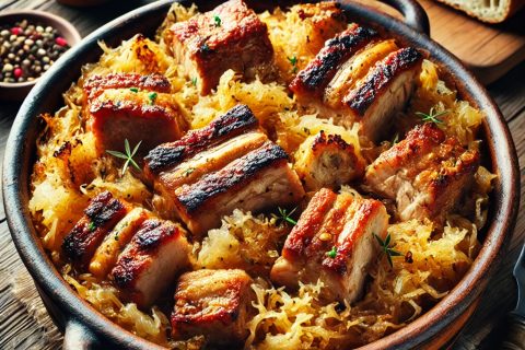 Recept za Podvarak sa Svinjskim Mesom i Rebrima
