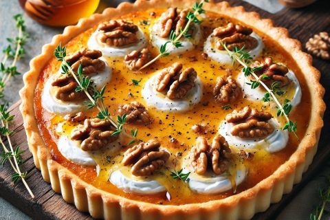 Slana Torta sa Medom i Kozjim Sirom