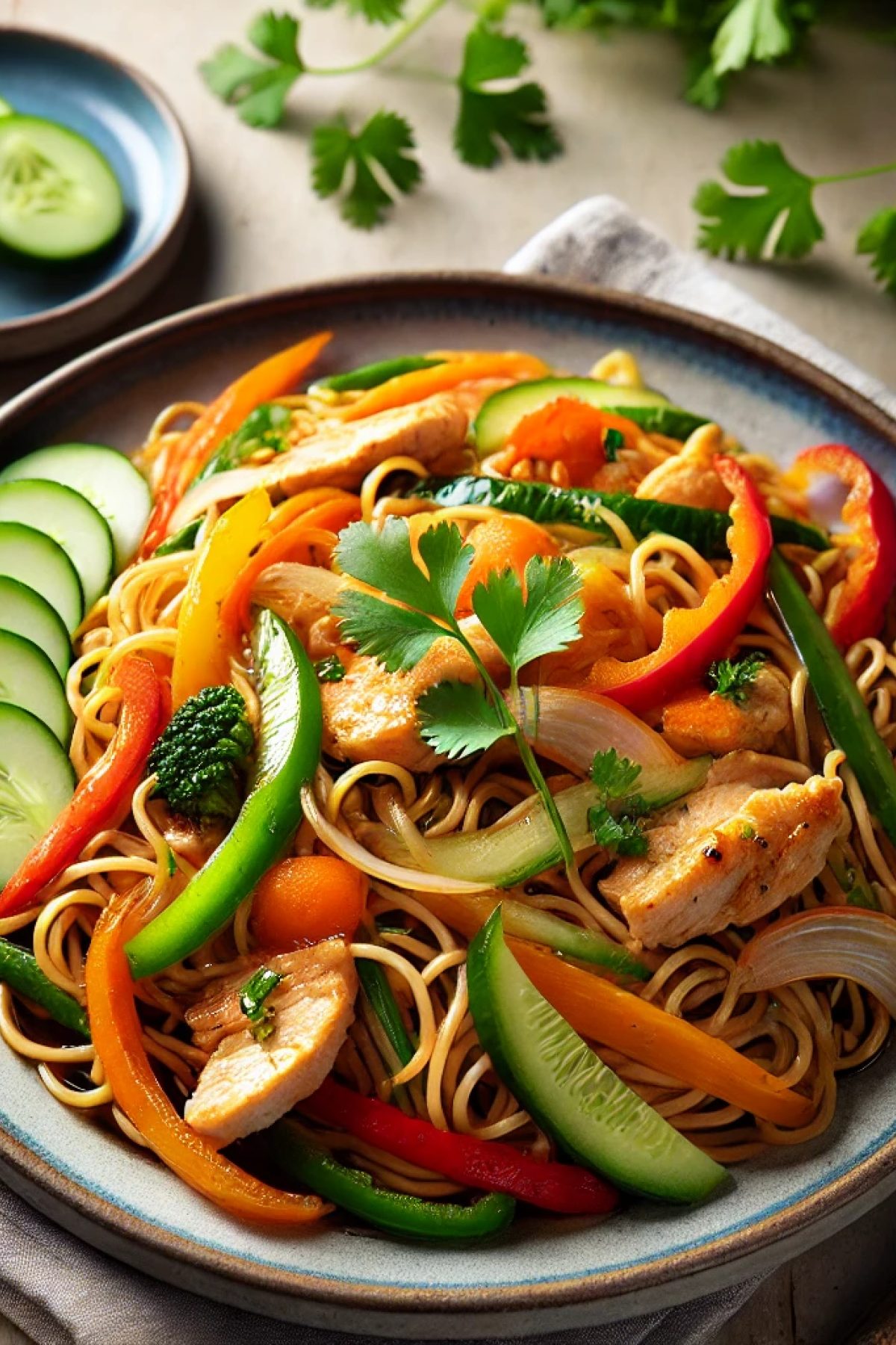 Slika jela Recept za Bami Goreng (Indonežanski Prženi Rezanci)