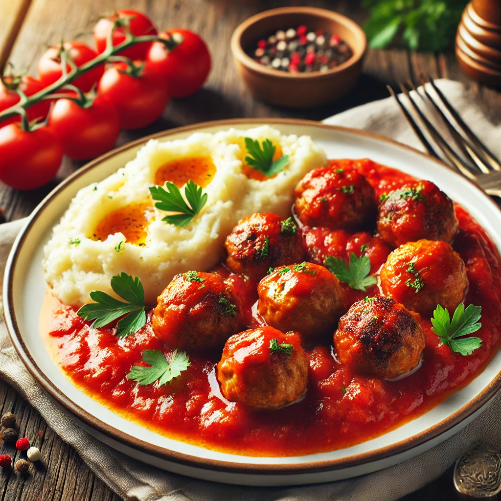 Ćufte u Sosu od Paradajza – Klasični Porodični Obrok