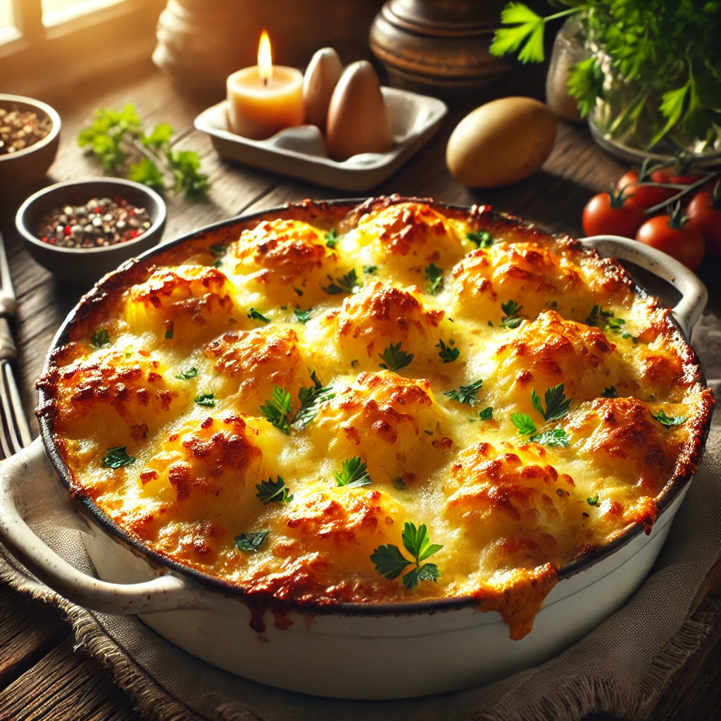 Kremasti Gratinirani Krompir sa Sirom