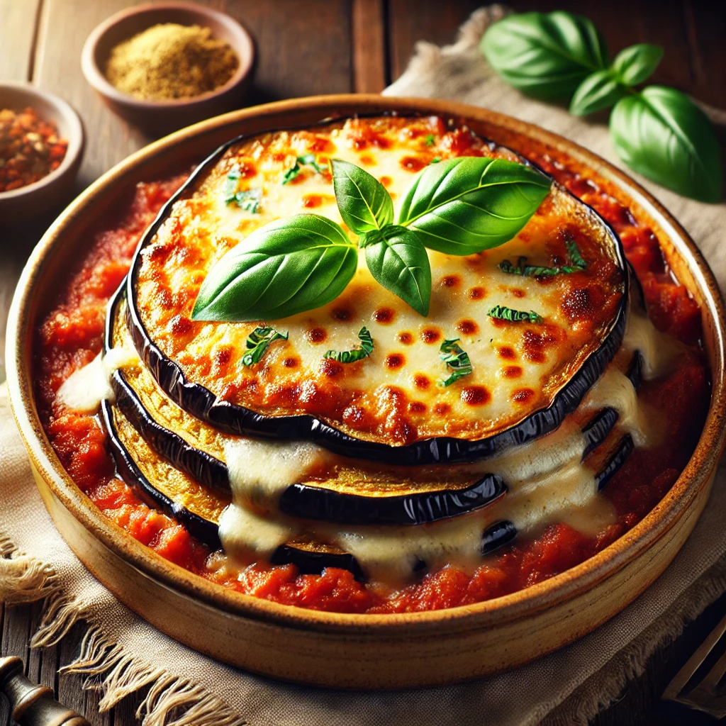 Zapečeni Patlidžan sa Parmezanom – Italijanski Klasik