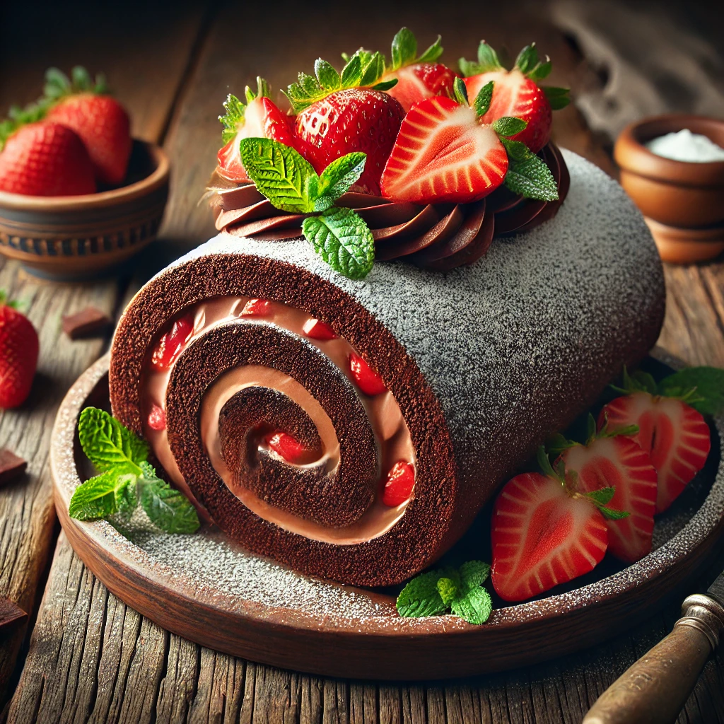 🍫 Tornado Čokoladni Rolat – Neodoljiv i Kremast Dezert!