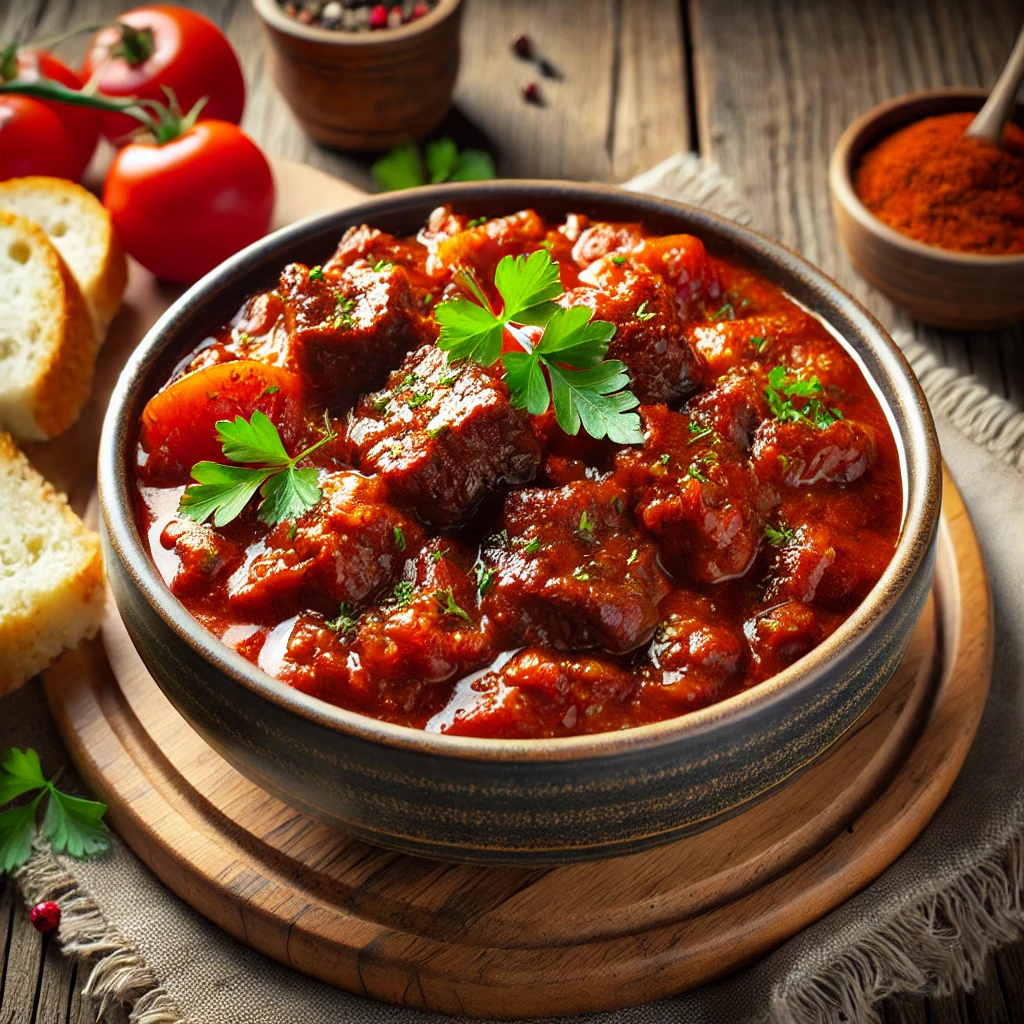 🍲 Domaći Gulaš od Junetine – Klasično Jelo na Kašiku