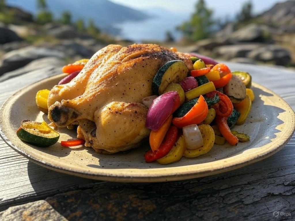 🍗 Pečeno pile sa povrćem u rerni