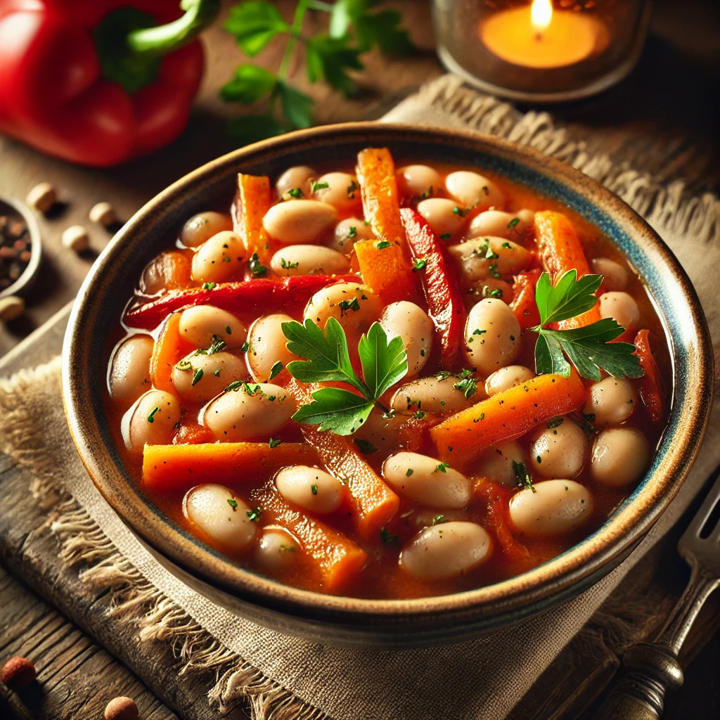 🍛 Posni Pasulj sa Povrćem – Tradicionalni Ukus bez Mesa