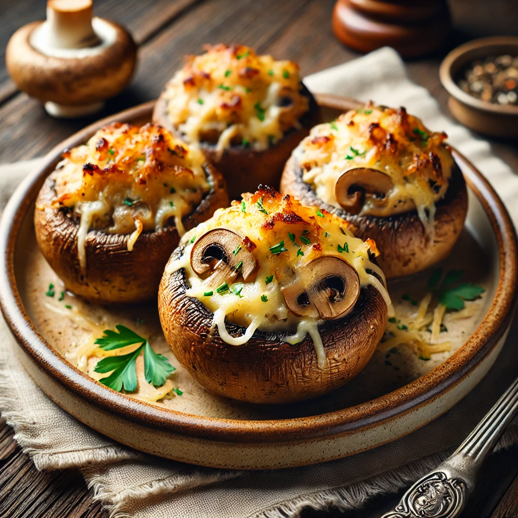 🧀 Zapečene punjene pečurke – Toplo predjelo koje se topi u ustima