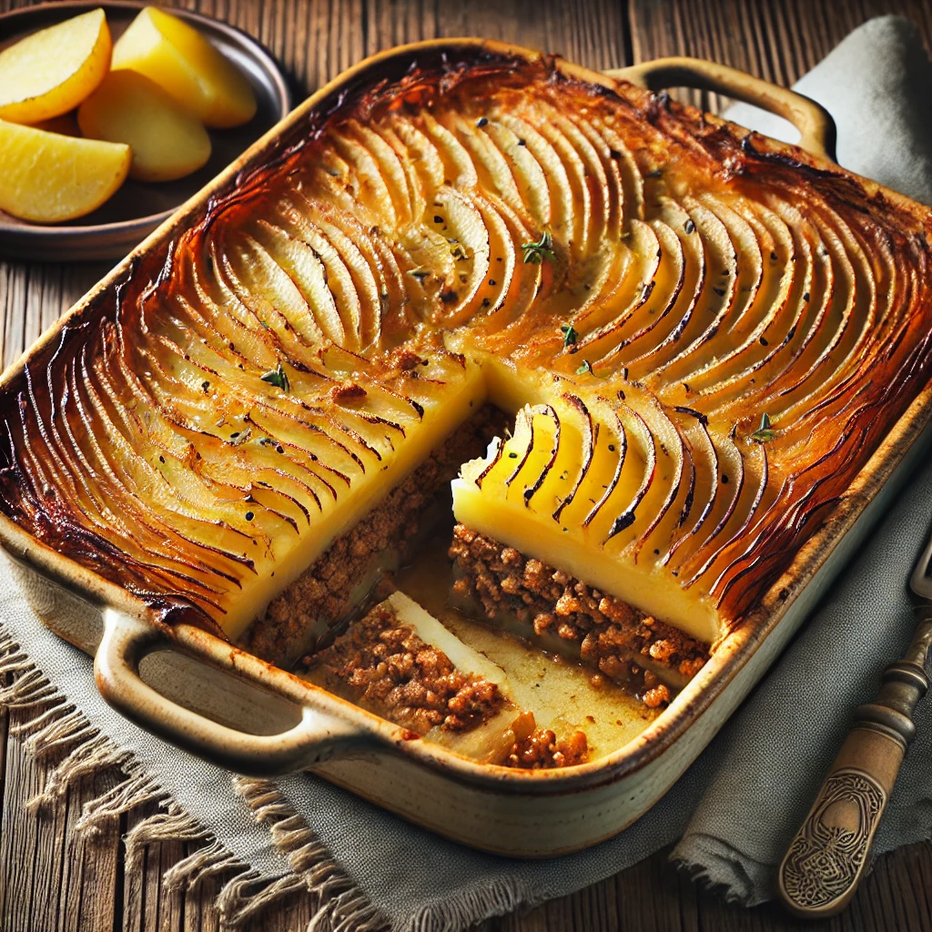 🍲 Musaka sa krompirom i mlevenim mesom – Klasičan domaći ručak