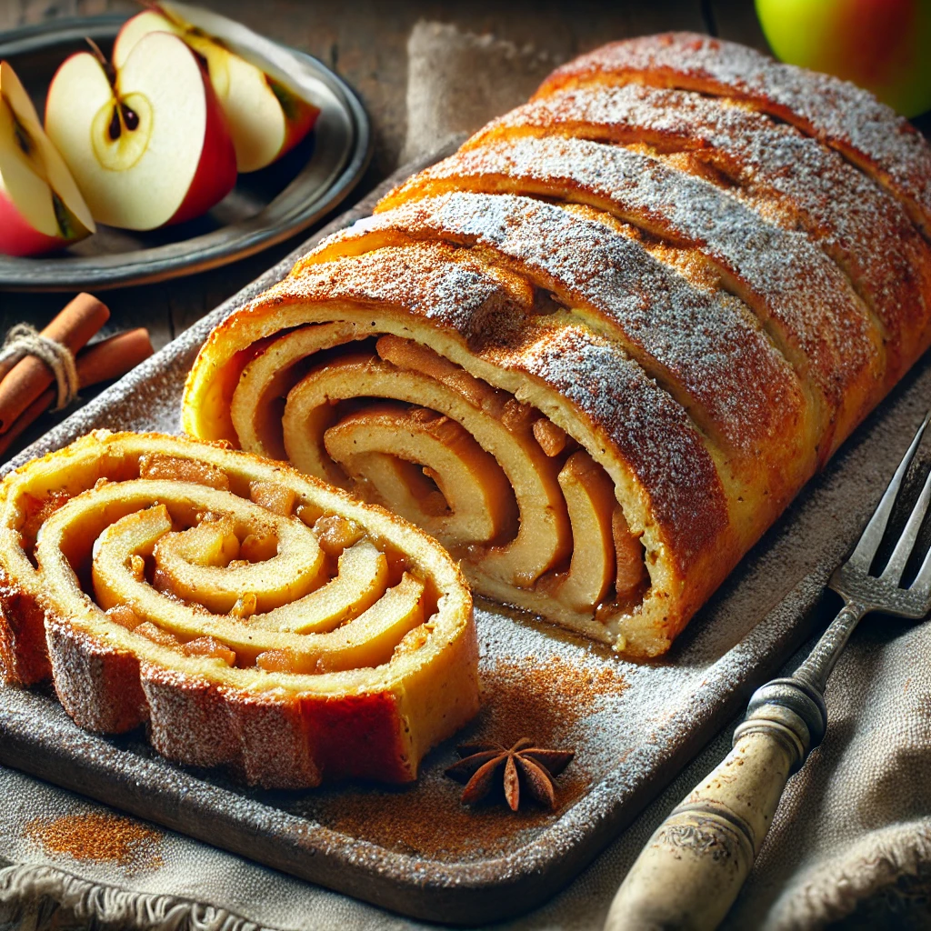 🥧 Savijena pita sa jabukama i cimetom – Tradicionalna slatka uteha