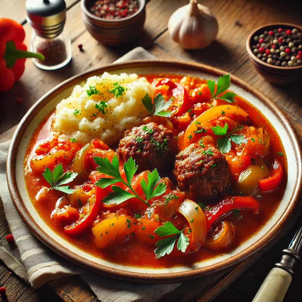 🥘 Ćufte u bećar sosu – Domaća snaga u svakom zalogaju