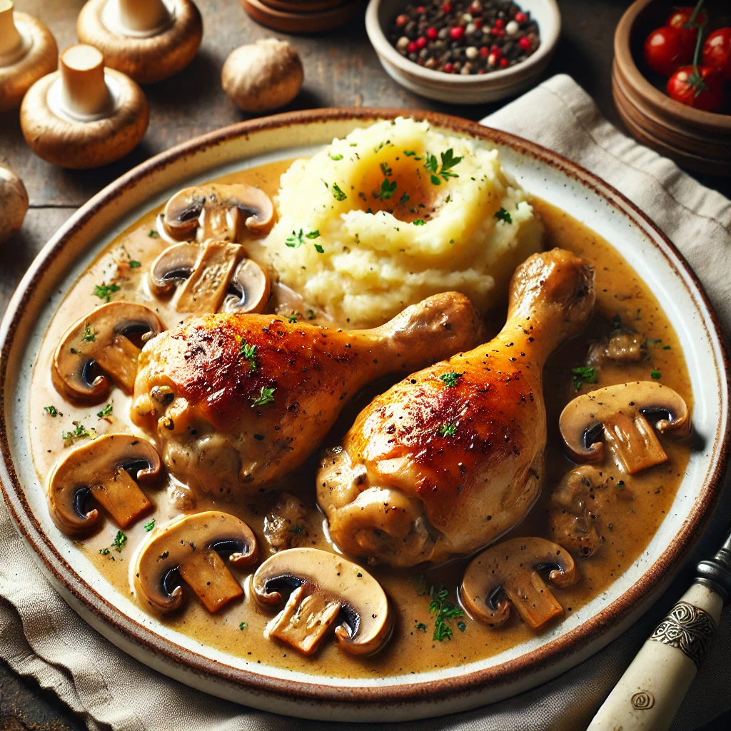 🍗 Bataci u sosu od pečuraka – Kremasto i neodoljivo