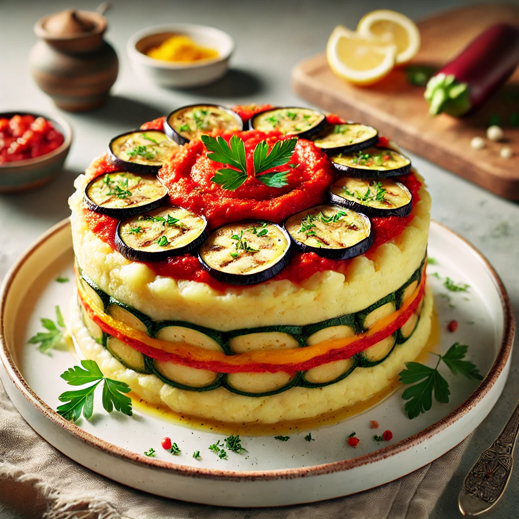 🥔 Posna torta od krompira i ajvara – Savršena za prazničnu trpezu
