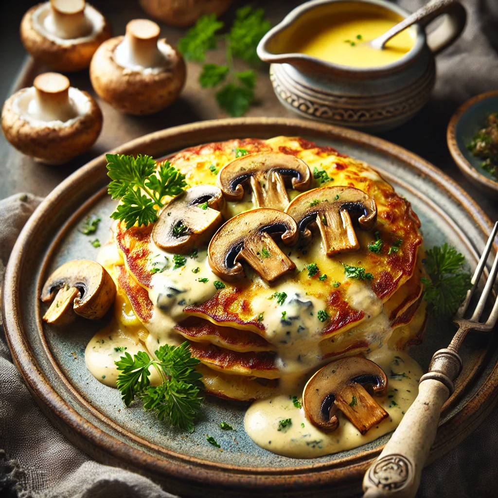 🥘 Zapečene palačinke sa pečurkama i sirom