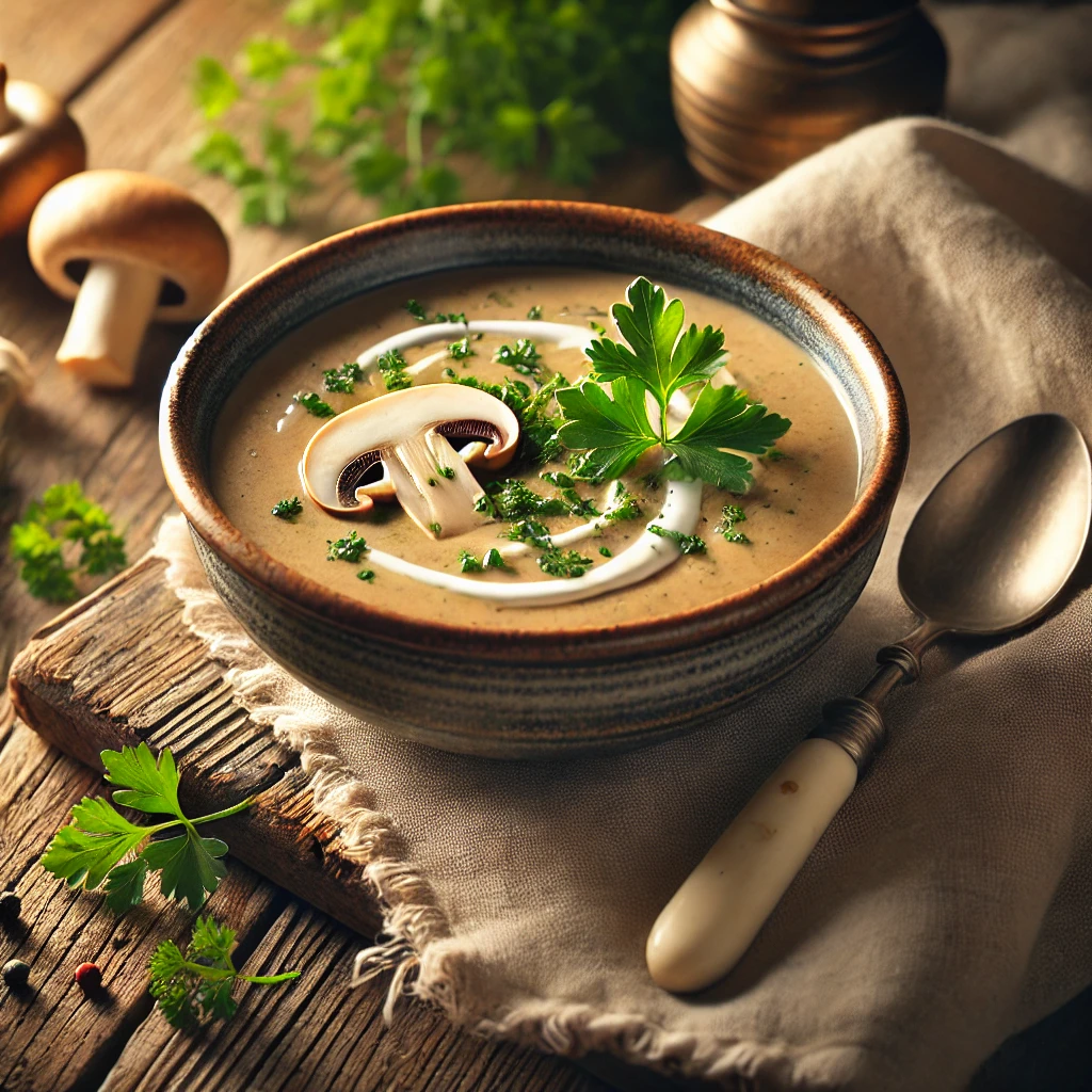 🍄 Krem čorba od šampinjona – Nežno, toplo i ukusno predjelo