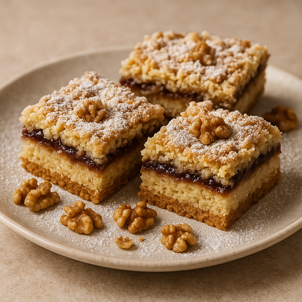 🍰 Starinski kolač sa orasima i džemom (bakina verzija)
