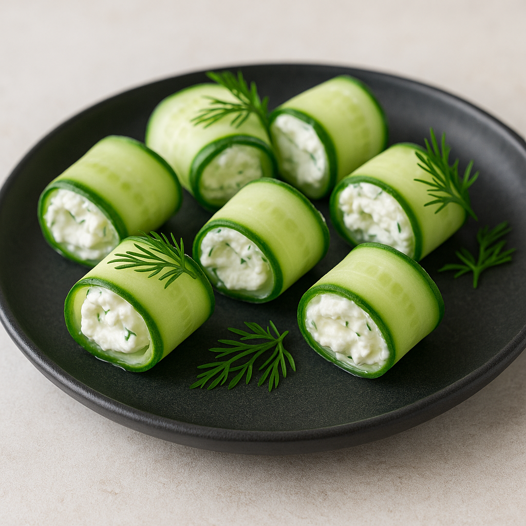🧀🥒 Rolnice sa sirom i krastavcem