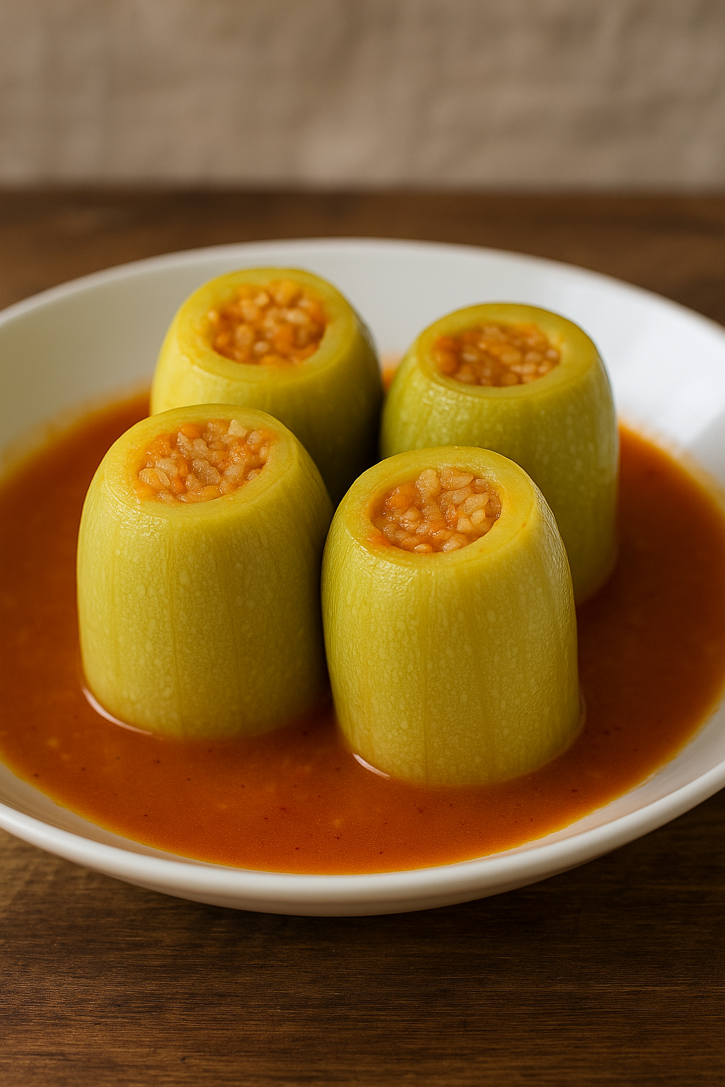 🥒🥕 Posne punjene tikvice sa pirinčem i šargarepom