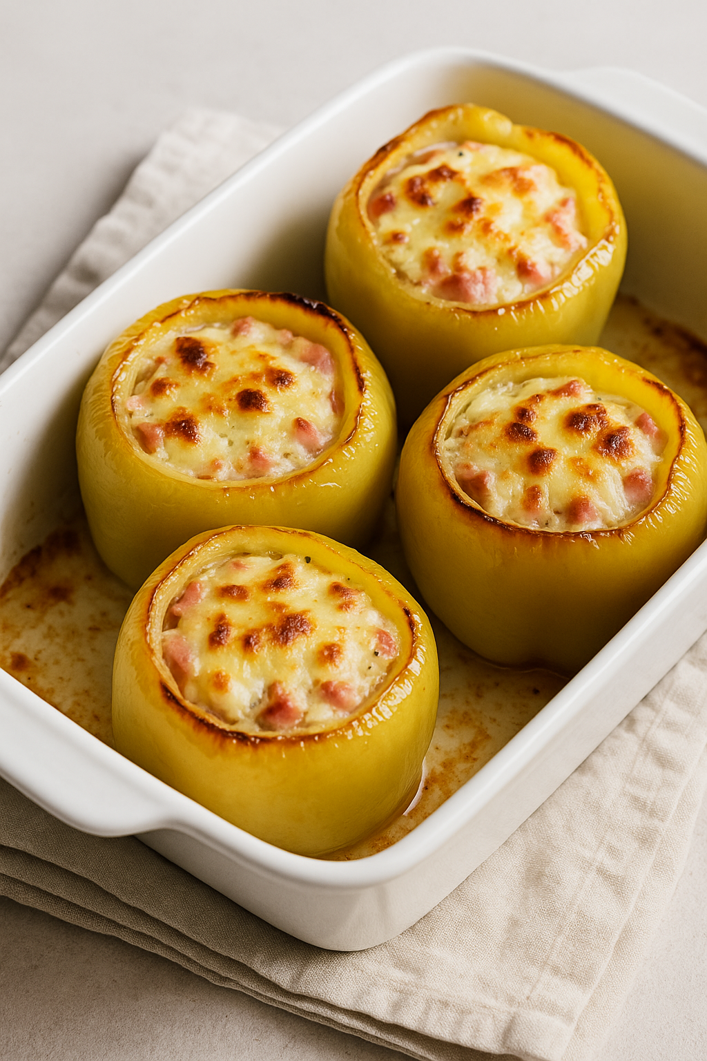🫑🧀 Paprike punjene sirom i šunkom