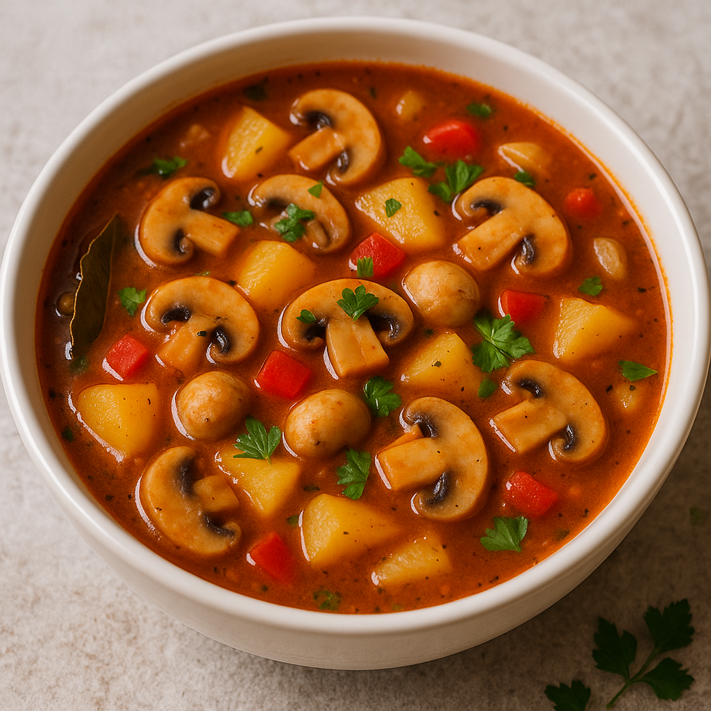 🍄🥘 Posni gulaš sa šampinjonima i krompirom