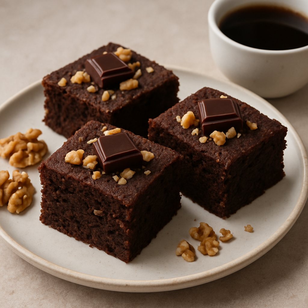 🍫☕ Posni čokoladni kolač sa kafom i orasima