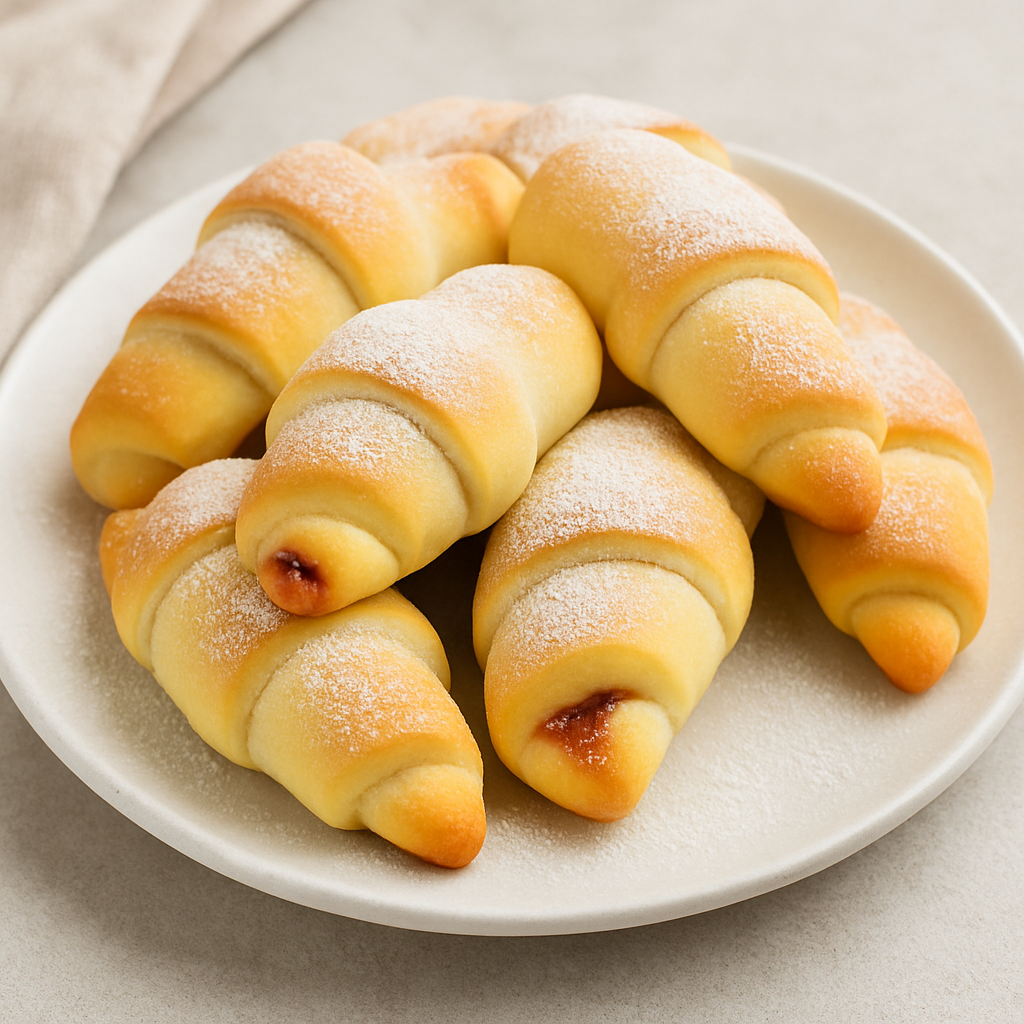 🥐 Mekane kiflice sa džemom – miris detinjstva u svakom zalogaju