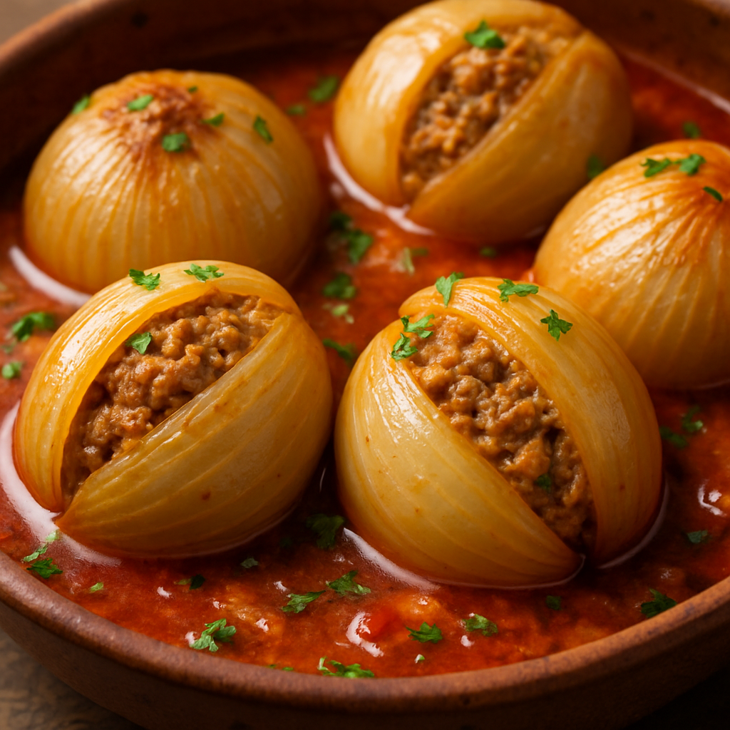 🧅 Sogan-dolma – punjeni crni luk, mek kao puter i pun ukusa