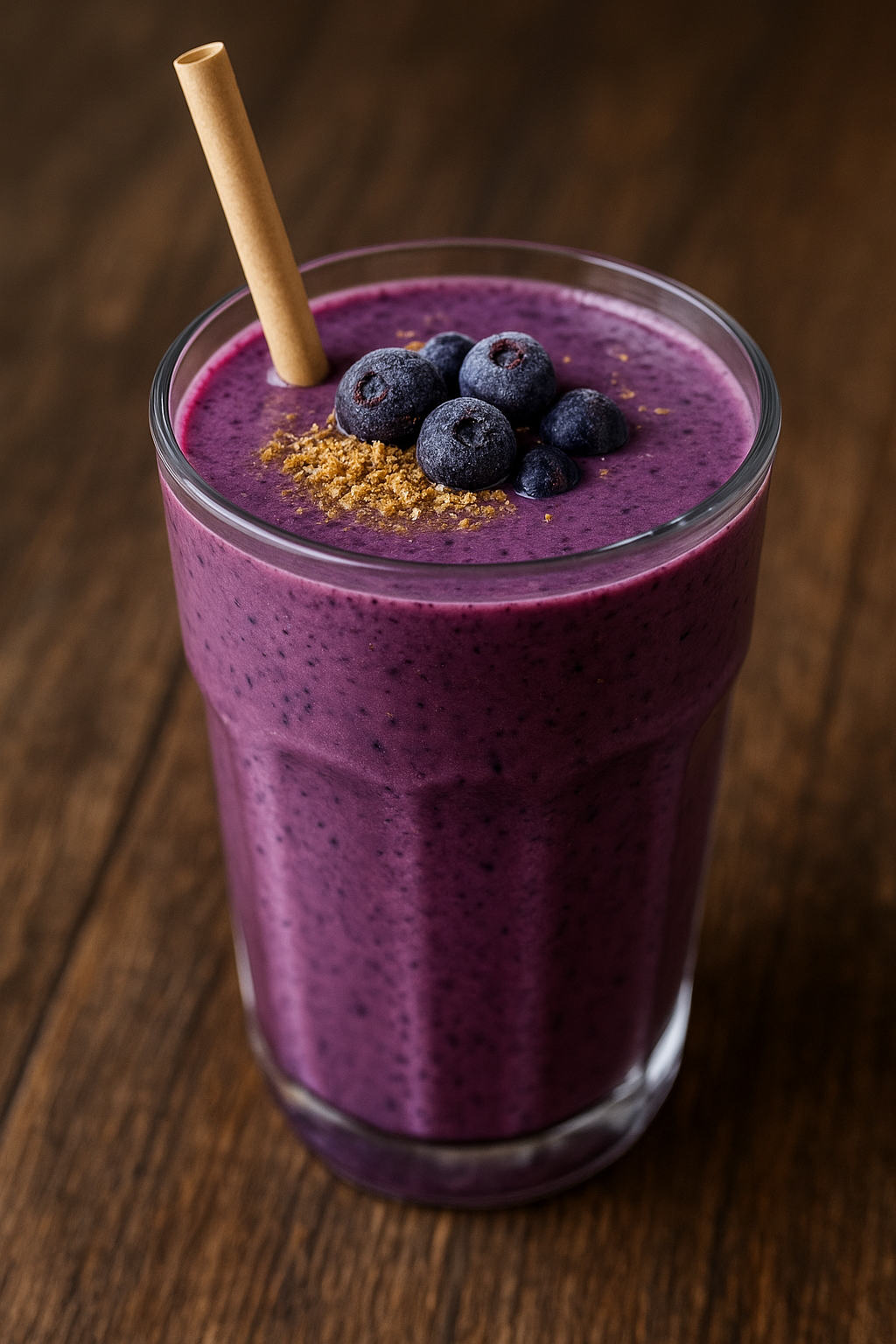 🫐 Purple bomba – smuti od borovnica, banane i lana