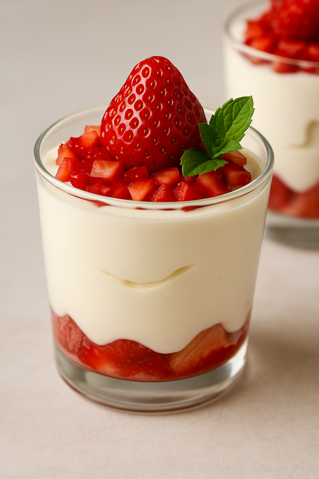 🍓 Brzi poslastični tiramisu sa jagodama – bez jaja, bez čekanja, a izgleda fensi
