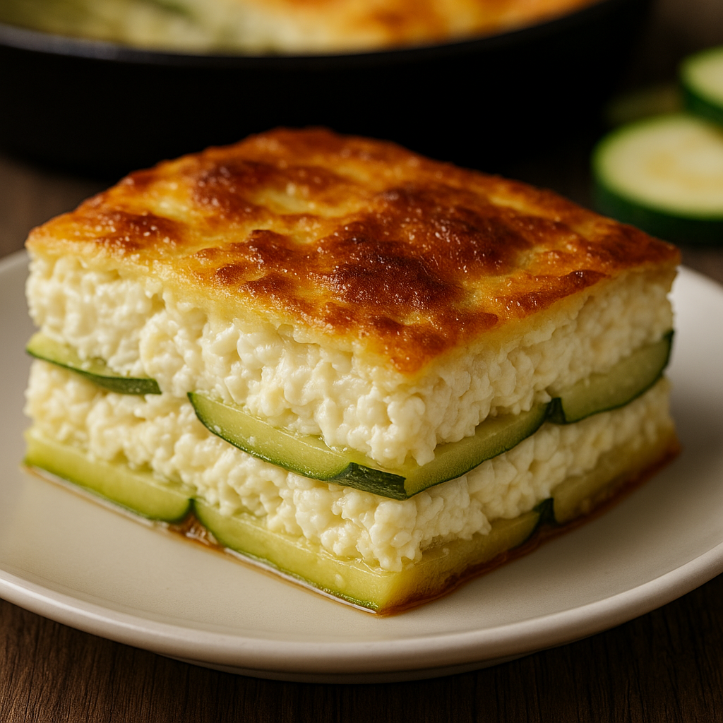 🧀 Musaka od tikvica i sira (bez mesa) – slojevito, kremasto, zapečeno
