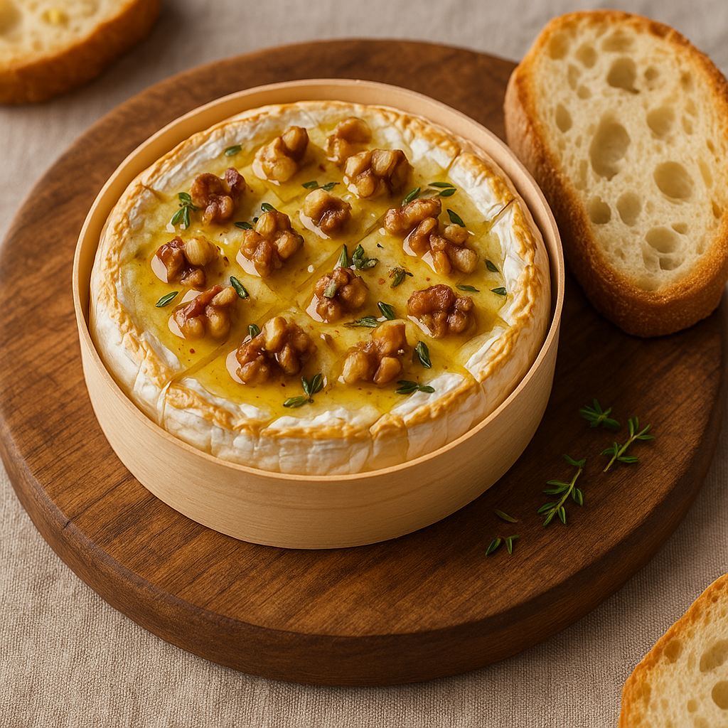 🧀 Zapečeni camembert sa medom i orasima – mekano, toplo, kremasto i brutalno fino