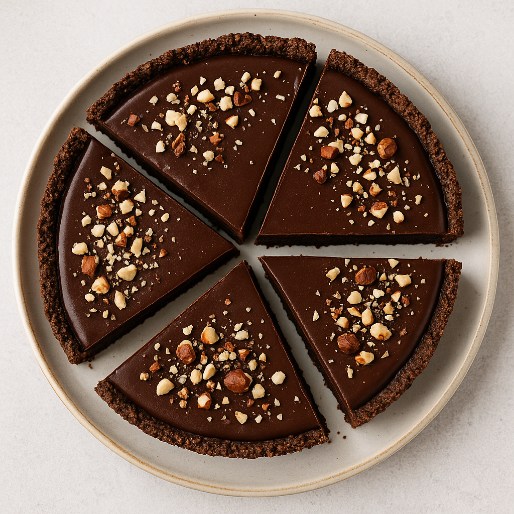 🍫 Posna čokoladna pita sa lešnicima – mekana, bogata, a bez mleka i jaja