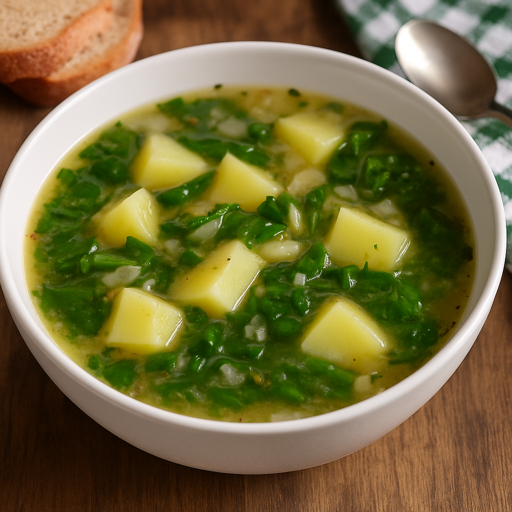 🥬 Čorba od zelja i krompira – lagana, domaća i gotova za 20 minuta