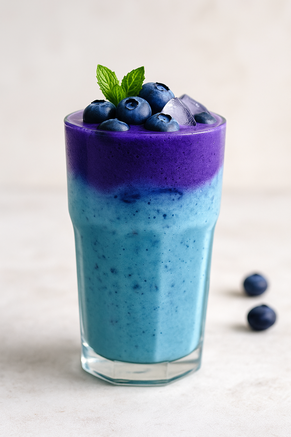 🫐 Magični spirulina koktel sa borovnicom – slojevi energije i boja