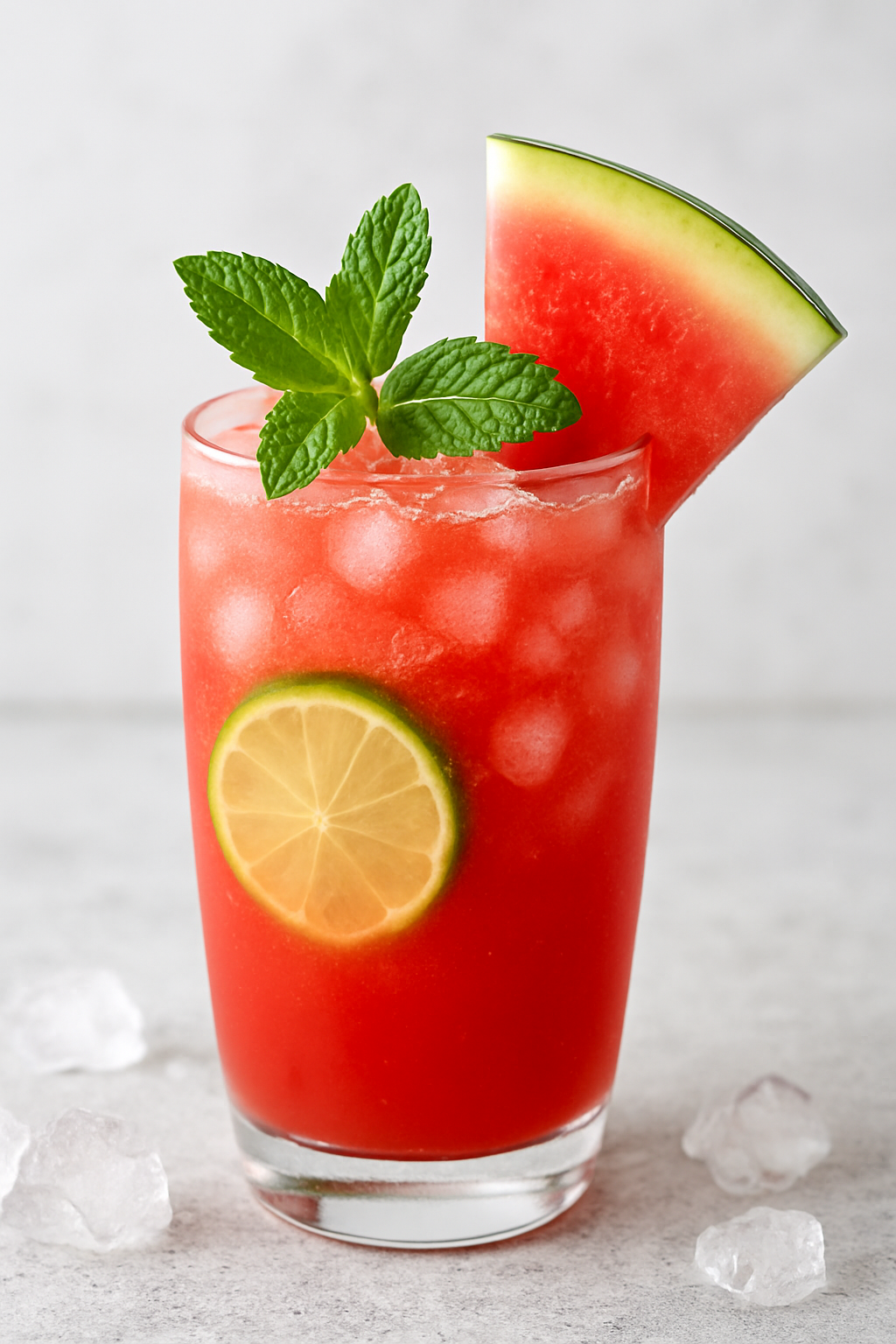 🍉 Letnji koktel sa lubenicom i nanom – hladi, hidrira, osvežava
