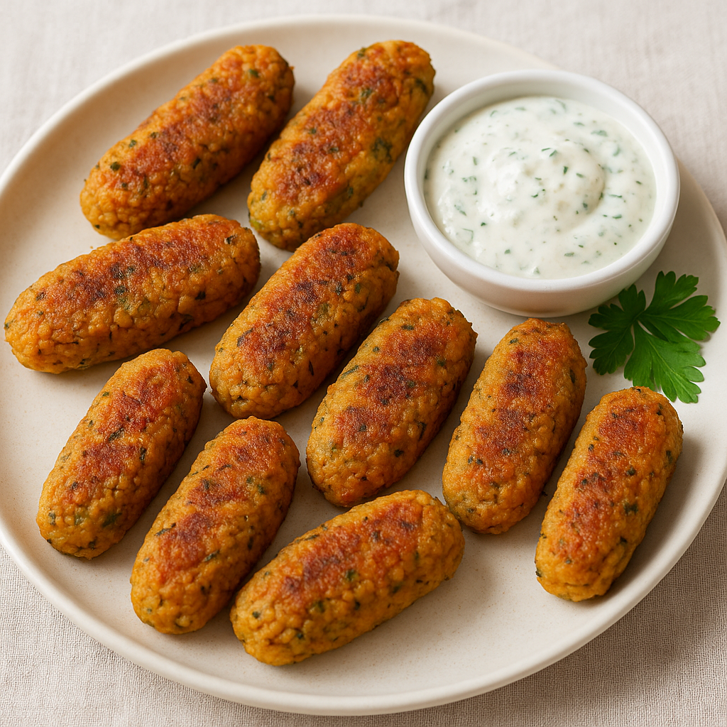🍅 Posni ćevapčići od leblebije – ukusan post bez kompromisa!