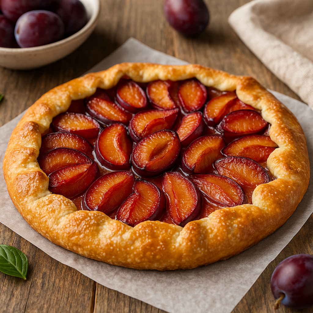 🥧 Letnja pita sa šljivama – voćna radost na tanjiru!