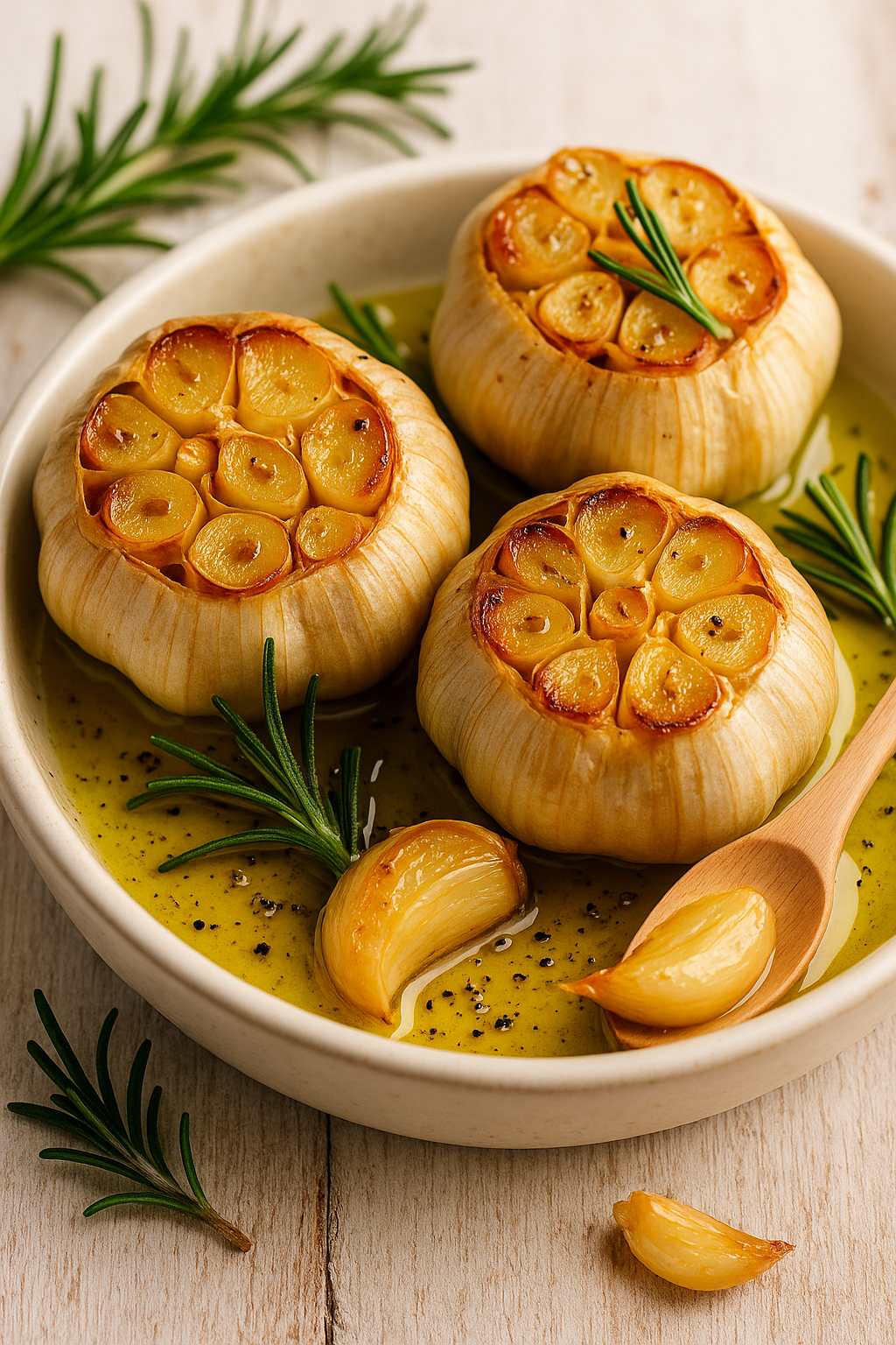 🧄 Pečeni beli luk u maslinovom ulju