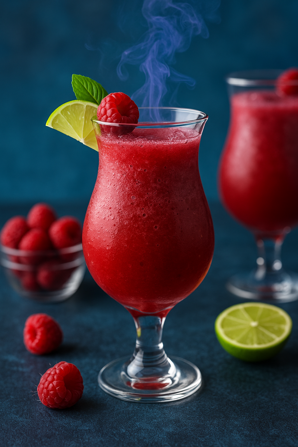🍹 Letnji magični koktel sa malinama i limetom