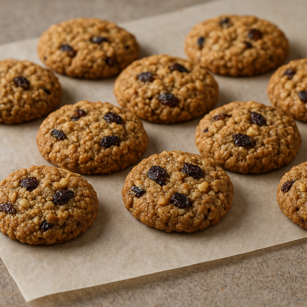 🍪🌰 Posni integralni keksići sa suvim voćem
