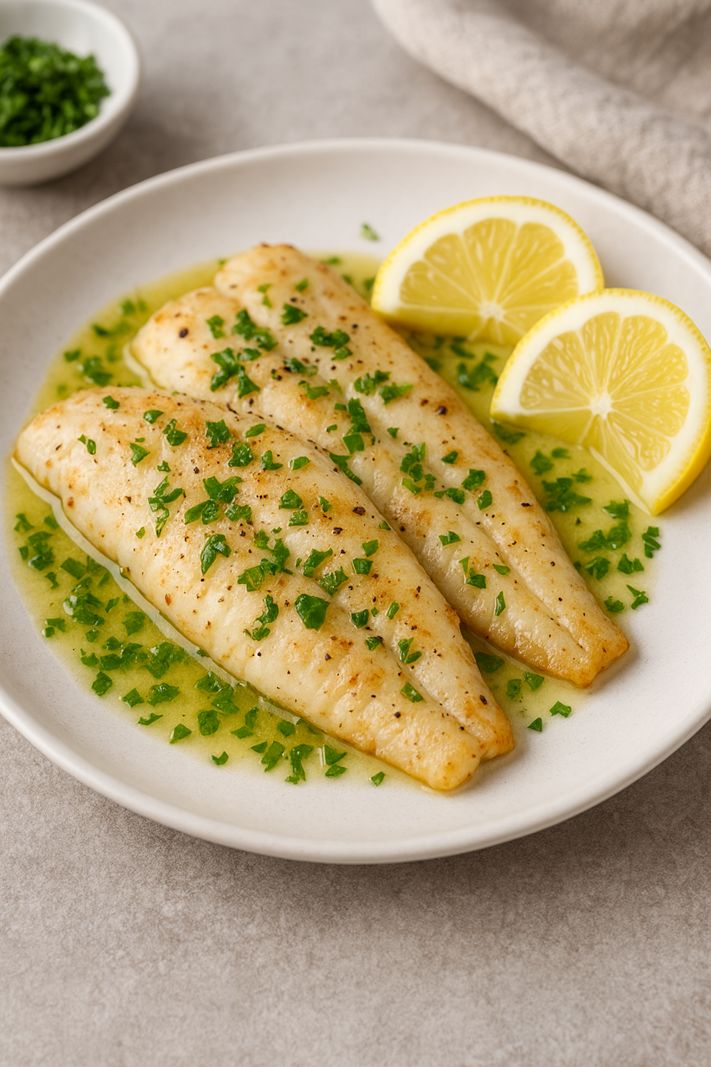 🐟 Filet oslića u sosu od limuna i peršuna